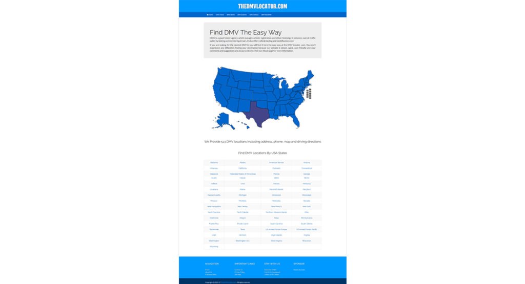The DMV Locator full 1024x555